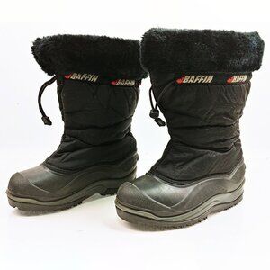 Baffin Winter Snow Boots Unisex - Mens Size 5 - Fur Cuff - NO LINERS